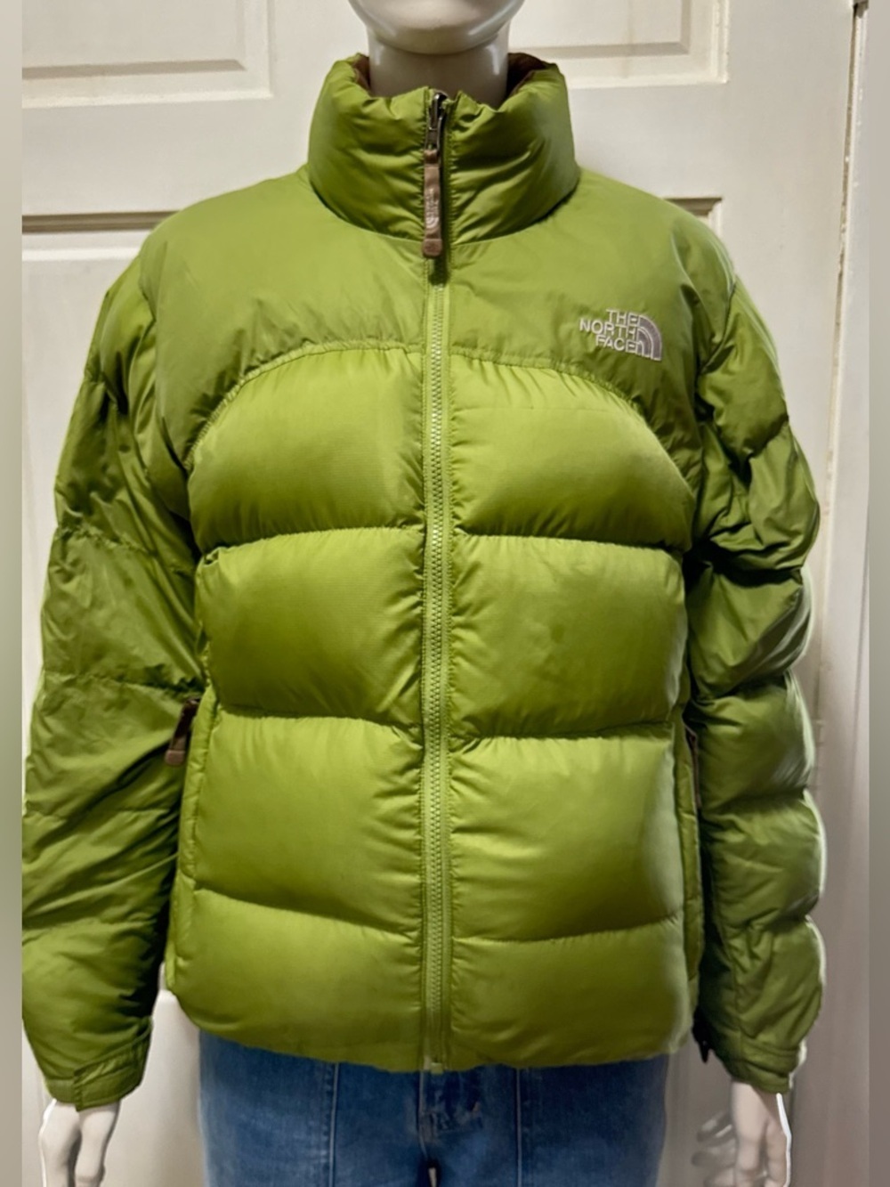 The North Face 1996 Retro Nuptse Men's Sage Green Puffer Jacket Size Medium - Picture 2 of 16
